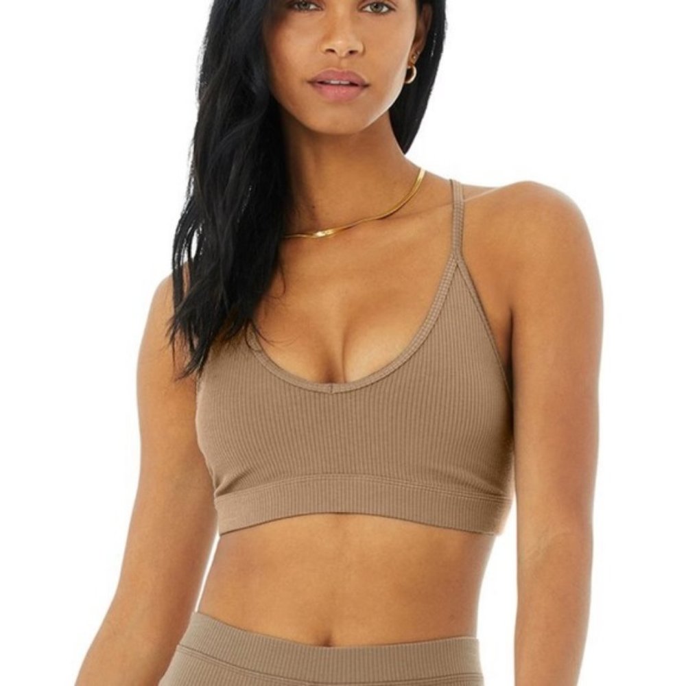 ALO Yoga Gravel  Blissful Sports Bra